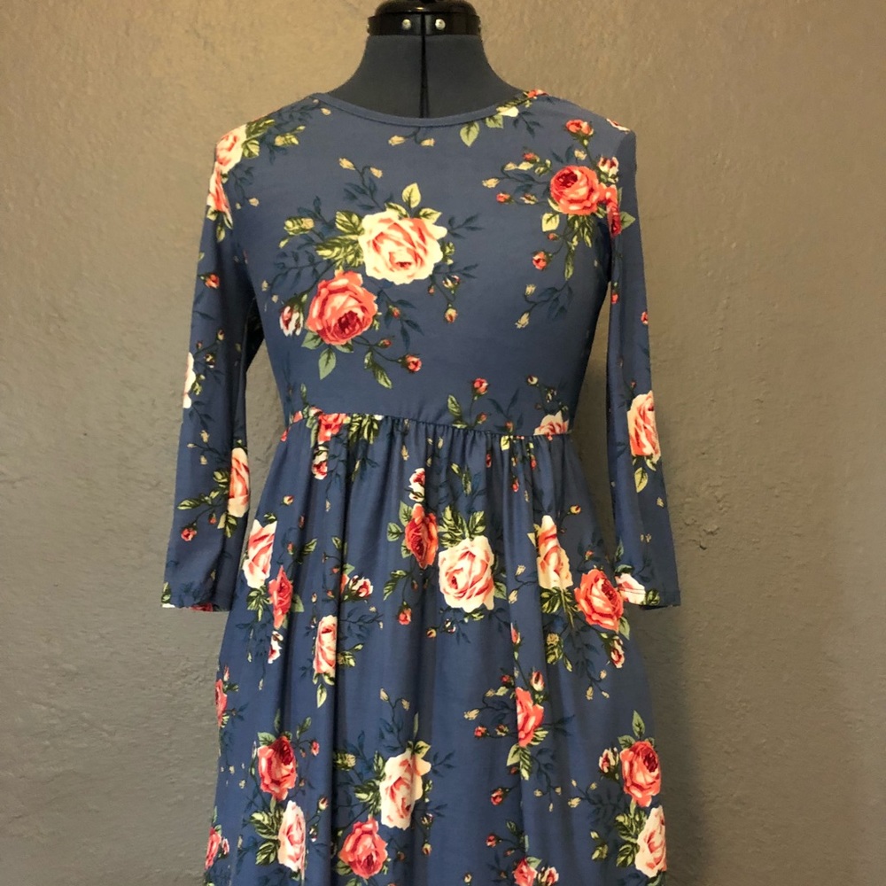 Reb + J Floral Dress with Pockets Small
